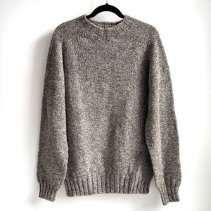 Filson 3-gauge Wool Gray Crewneck Sweater
